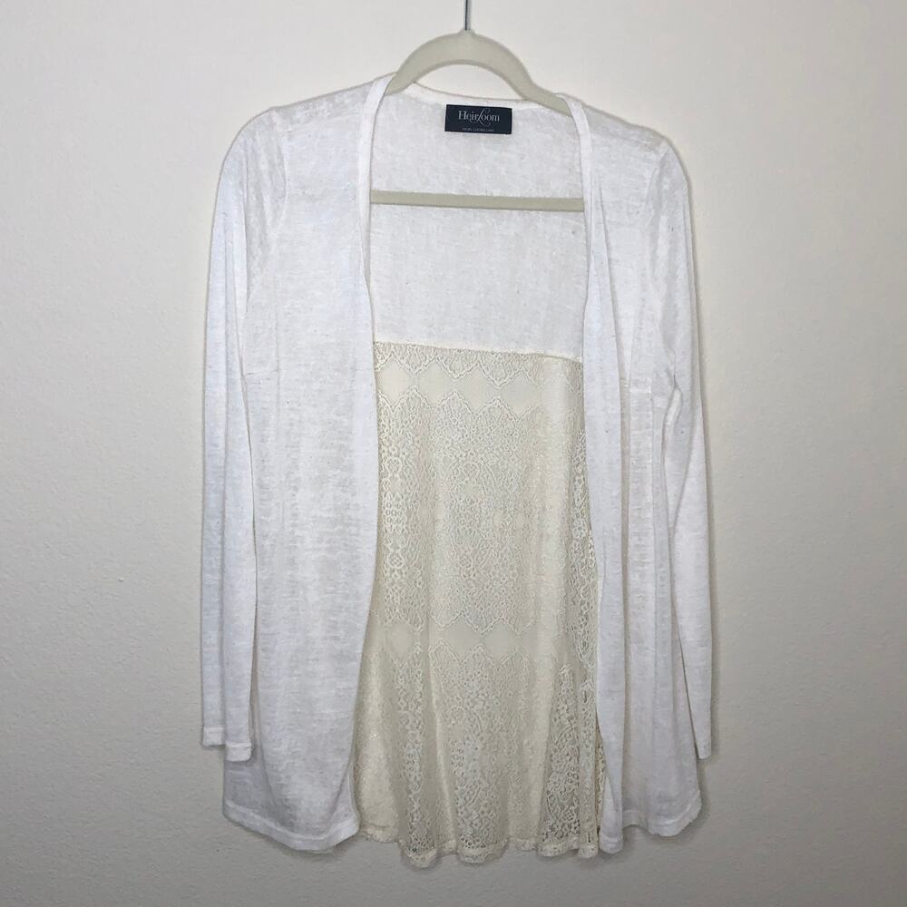 Heirloom Cream Lace Cardigan